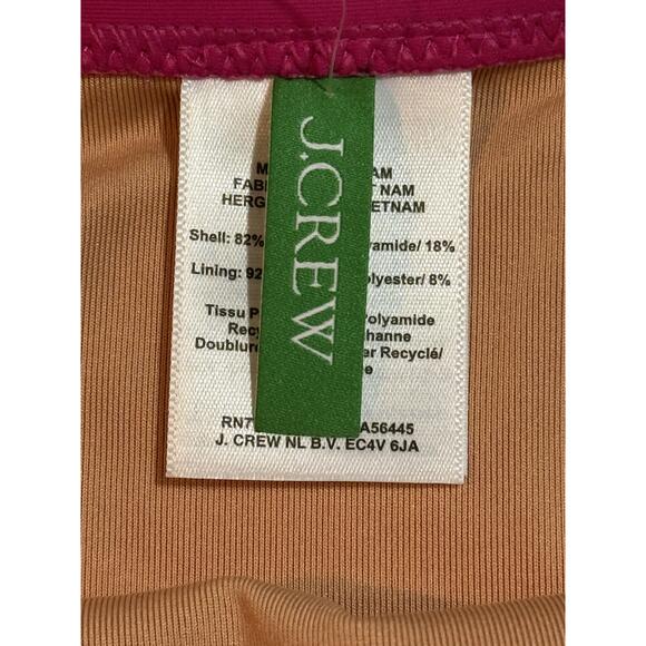 NEW J.Crew Hallie Bikini Bottom Swimwear Radiant Fuchsia Pink Size XXS BM642 - Picture 4 of 14